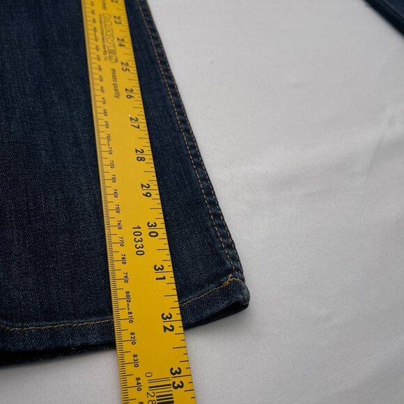 Hudson Collin‎ Skinny Jeans Flap Pocket Dark Wash Denim Low Rise Womens 27 - Picture 12 of 15